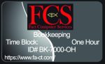 One Hour of Bookkeeping Services